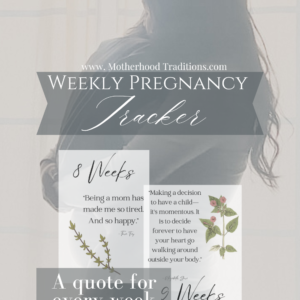 Digital Pregnancy Milestone Cards | Weekly Quotes